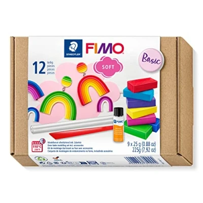 Imagen de Fimo Pasta de modelar, Multicolor (Eberhard Faber 8023 10) Set 9