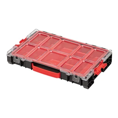 Imagen de QBRICK caja organizadora de artículos pequeños, 450 x 295 80 mm, clasificadora premium con cubos extensibles