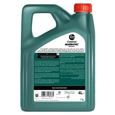Imagen de Castrol Magnatec E 5W 20 4L Aceite de motor 15F9CA FORD: FOCUS 2, FIESTA 6, 3