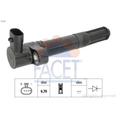 Imagen de FACET 9.6342 Bobina de encendido FIAT: Grande Punto Hatchback, 500 Panda II LANCIA: Ypsilon II, Musa, ALFA ROMEO: MiTo