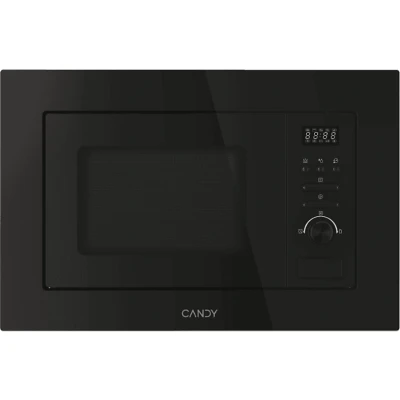 Imagen de Microondas con grill Integrable Candy CA20FMW7NB, 800 1000W, 5 Niveles, 20 l,Plato giratorio 24,5cm, Negro