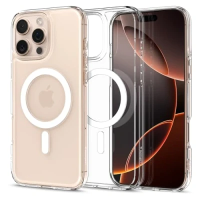 Imagen de Spigen Ultra Hybrid Magfit TPU Back Cover Transparente Apple iPhone 16 Pro