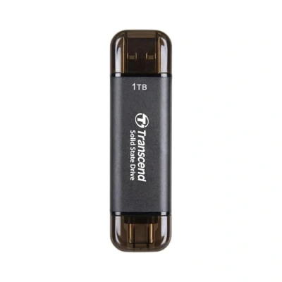 Imagen de Transcend SSD Externo de 1 TB ESD310C USB 10Gbps, Negro