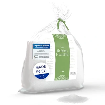 Imagen de 5 kg de cera para velas, granulado, parafina, parafina