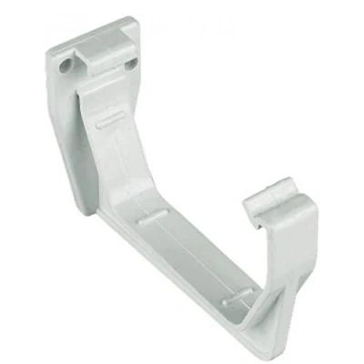 Imagen de PK de 3 x rks1 W (blanco) FLOPLAST Fascia Gutter soporte para 114 mm cuadrado sistema canalones