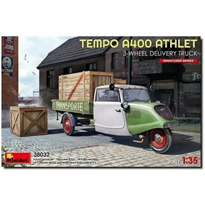 Imagen de MiniArt MIN38032 1:35 Temp A400 Athlet 3 Wheel Delivery Truck Scale Kit
