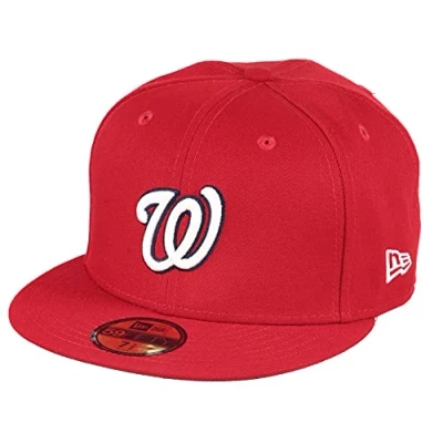 Imagen de New Era Washington Nationals MLB Cap 59Fifty Basecap Baseball Kappe Rot 7 5/8 61cm (XL)