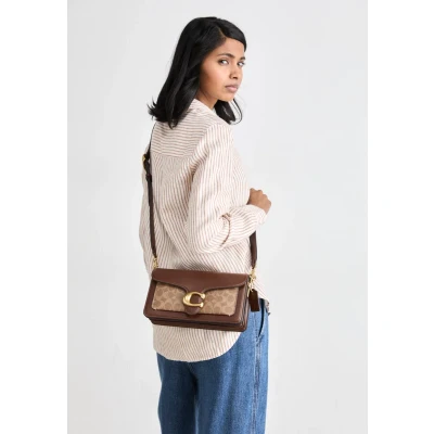 Imagen de Coach Signature Tabby Shoulder BAG Refresh Bolso de mano, Mujer, Talla: One Size, Tan brown