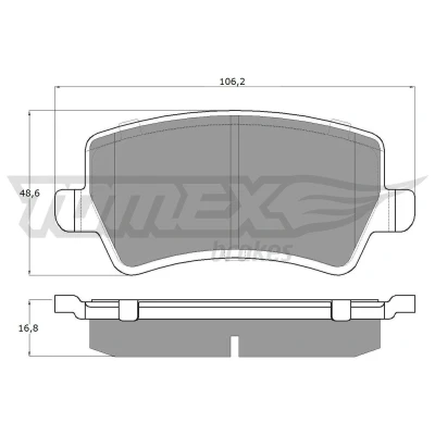 Imagen de TOMEX brakes TX 14 85 Juego de pastillas freno Eje trasero VOLVO: XC60 I, S60 II, V60 LAND ROVER: Range Rover Evoque, Freelander 2 SUV