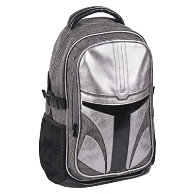 Imagen de CERDÁ LIFE&#039;S LITTLE MOMENTS Cerdá Mochila Mandaloriano Tipo Casual Licencia Oficial Star Wars, Multicolor, Grande, poliéster