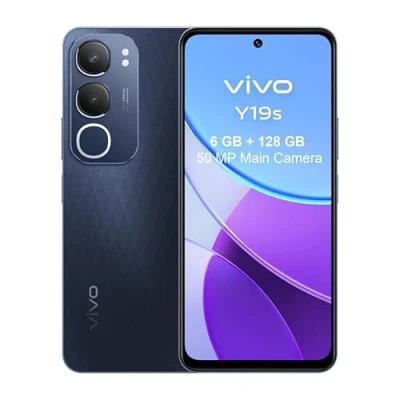 Imagen de VIVO Y19s，Smartphone 6 GB RAM + 128 ROM, Cámara Principal de 50 MP, Batería 5150 mAh, Luz dinámica, Pantalla superbrillante 6,68, IP64, Teléfono móvil 4G, Dual SIM, Android 14, Negro