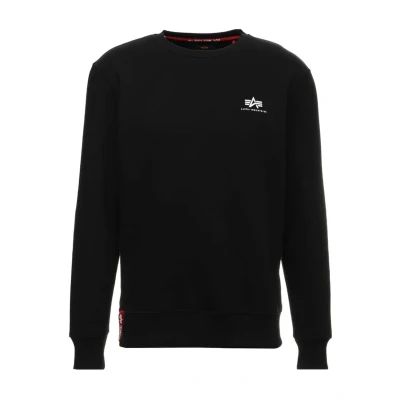 Imagen de Alpha Industries Basic Small LOGO Sudadera, Hombre, Talla: Small, Black