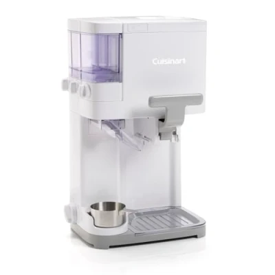 Imagen de Cuisinart Heladera helado cremoso, Gelato, Sorbete, Sin leche, Yogur Dispensador de coberturas Para toda la familia, Fácil usar 1.42L Rinde 6 porciones Listo en 20mins ICE48U