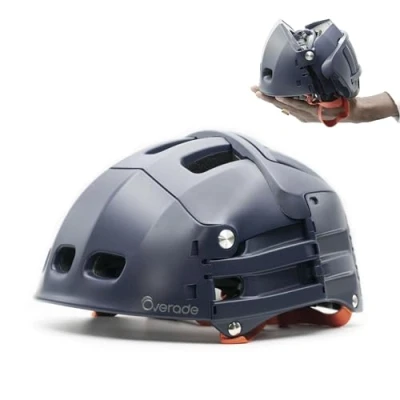 Imagen de Overade Casco Plegable Azul, Unisex, S M = S/M (54 58 cm)