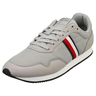 Imagen de Tommy Hilfiger Hombre Sneaker Running Zapatillas Deportivas, Gris (Antique Silver), 44