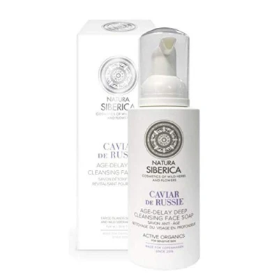 Imagen de Natura Siberica Jabón Facial Limpieza Profunda Anti Age, Caviar de Rusia 175 ml
