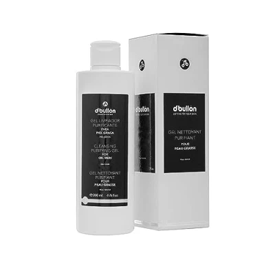 Imagen de D&#039; Bullón Gel Facial Limpiador Purificante para Pieles Grasas. Vegano. Limpia.y purifica la piel grasa. Reduce los brillos, poros dilatados y granos 200 Ml