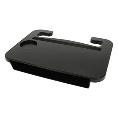 Imagen de Sumex Bandeja de Doble Uso para Coche Mesa Portátil Volante Comida Portavasos Ordenador Organizador
