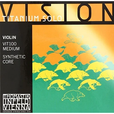 Imagen de Thomastik Vision Titanium Solo VIT100 Juego de Cuerdas para Violin