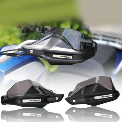 Imagen de WYOERN Accesorios Protector De Mano Dedicado TRANSALP750 XL 750 Guardamanos Protectores Manillar Parabrisas para H&amp;Onda XL750 TRANSALP XLV (Color : Gray 1set)