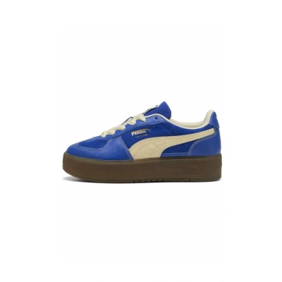 Imagen de Puma Palermo Elevata Zapatillas, Mujer, Talla: 39, Vivid blue haute coffee Cuero velour