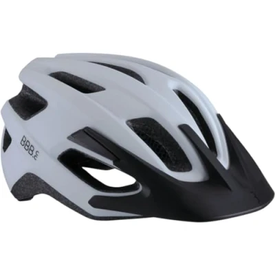 Imagen de BBB Cycling Casco ligero de bicicleta Unisex con Certificación CE, visera desmontable y protección adicional. Color Blanco Mate Modelo Kite 2.0 BHE 29B Talla M (55 58 cm)