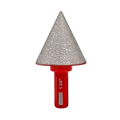 Imagen de DT DIATOOL Diamante Biselado Biselador Avellanador Broca 35mm con mango hexagonal para ampliar recortar dar forma a los agujeros existentes de Granito Mármol Porcelana Azulejos