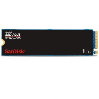 Imagen de SanDisk SSD Plus 1TB, M.2 2280 PCIe Gen3 NVMe SSD, con velodidad de lectura hasta 3200 MB/s