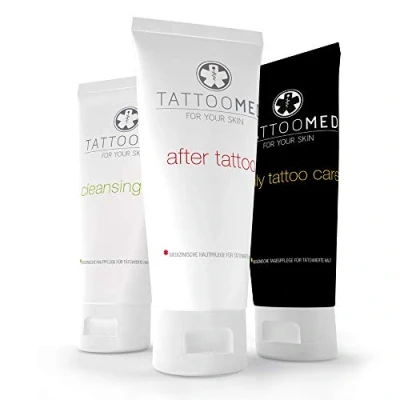 Imagen de TattooMed All In Bundle Care Sistema Completo de Cuidados Para Piel Tatuada 3 x 100ml