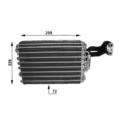 Imagen de MAHLE ORIGINAL AE 31 000S Evaporador sin válvula de expansión MERCEDES BENZ: Clase E Berlina norauto, oscaro, mister auto