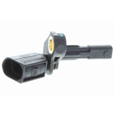 Imagen de VEMO Original Quality V10 72 1057 Sensor de ABS Eje trasero izquierda sin cable para vehículos con Hall, activo 2 12 negro en forma d