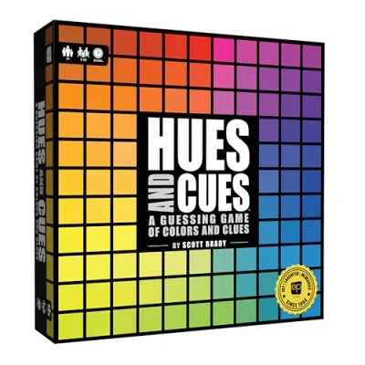 Imagen de The OP Usaopoly Juego de Mesa Hues and Cues en inglés para Toda la Familia Fiesta 3 10 Jugadores Jugar con Amigos y Adivina el Color Ganar