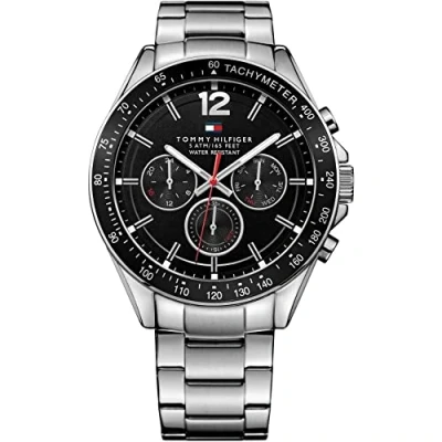 Imagen de Tommy Hilfiger Reloj Analógico de Cuarzo multifunción para Hombre con Correa en Acero Inoxidable Plateada 1791104