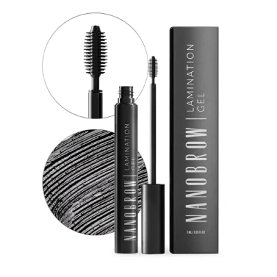 Imagen de Nanobrow Lamination Gel para cejas Black 7 ml