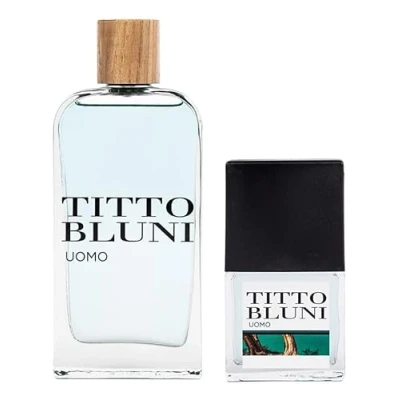 Imagen de Titto Bluni Uomo 150 ml + 30 ml, Perfume Hombre, Colonia Uomo, Perfumada y en Formato Spray, Eau de Toilette Masculina, Elegante, Amaderada Fresca, Larga Duración