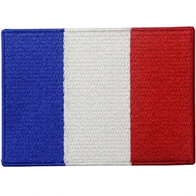 Imagen de Bandera de Francia Francés Emblema nacional Parche Bordado Aplicación con Plancha