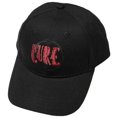 Imagen de Rock Off officially licensed products Gorra de béisbol con logotipo The Cure Circle, Talla única, Negro , única