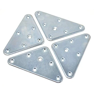 Imagen de Design61 Juego de 4 placas montaje atornillables para patas muebles con rosca M8