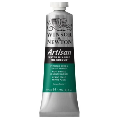 Imagen de Winsor &amp; Newton Artisan Tubo Óleo Miscible en Agua, 37 ml, Verde Ftalo (Matiz Azul)
