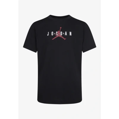 Imagen de Jordan Jumpman Sustainable Graphic Unisex Camiseta estampada para niños, Talla: 128 132, Black