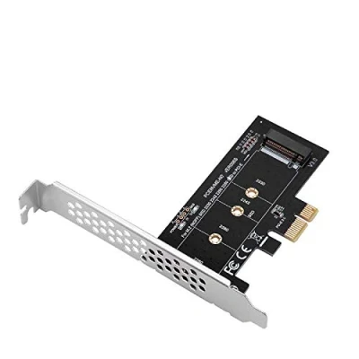 Imagen de MZHOU M.2 SSD M Key NVM PCIe 3.0 x1 Adaptador de Tarjeta con instalación Baja y Completa Soporta 2230, 2242, 2260 2280