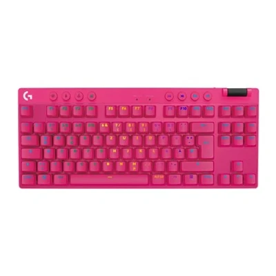 Imagen de Logitech G Pro X TKL Lightspeed, Teclado inalámbrico para Gaming Magenta DEU Tactile