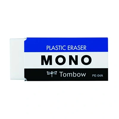 Imagen de Tombow PE 04A MONO M Goma de borrar (PVC, ftalatos y sin látex, 19 g)