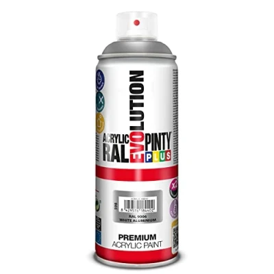 Imagen de PINTURA EN SPRAY PINTYPLUS EVOLUTION 520CC RAL 9006 ALUMINIO BLANCO