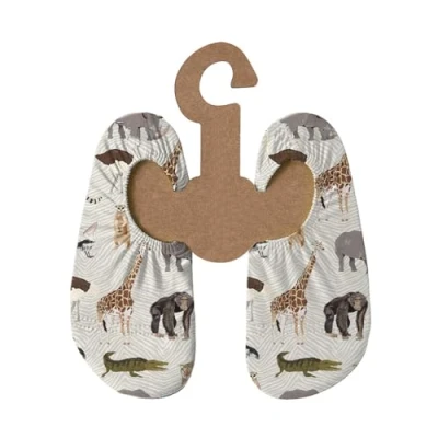 Imagen de Slipstop Zapatos de playa para niños, antideslizantes, deportivos, natación, vacaciones, unisex, protección solar UPF 50+, Congo, 21/23 EU