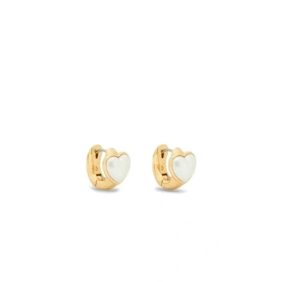 Imagen de kate spade new york KEEP Sparkling Huggie Pendientes cream/goldcoloured, Mujer, Talla: One Size, Cream/gold coloured