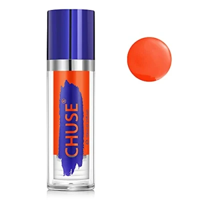 Imagen de CHUSE Micropigmento para maquillaje semipermanente, tinta de tatuaje que ha superado el SGS DermaTest, 10 ml L304 (rojo anaranjado)