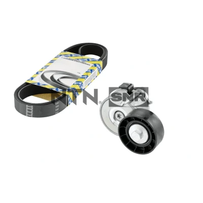 Imagen de SNR KA858.06 Juego de correas trapeciales poli V FIAT: 500 Hatchback, Doblo II Camión plataforma/Chasis, I Familiar, LANCIA: Musa, Ypsilon