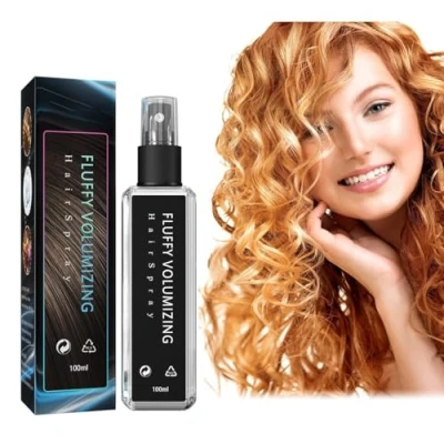 Imagen de Spray Para Dar Volumen Al Cabello Con Proteína Vegetal Natural, Voluminizador Y Esponjoso Fino, Gel Peinar Mágico, No Graso Ni Pegajoso(100ML*1pc)