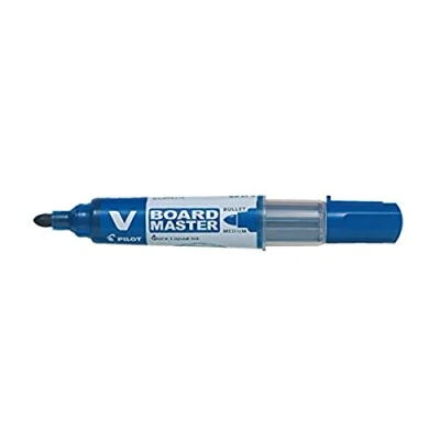 Imagen de Pilot V Board Master Rotulador de pizarra Marcador Azul Begreen Punta Conica Media (Caja 10 unidades)